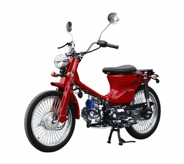 125cc RTX Scooter Moped – Classic Style, 4-Speed Manual Transmission, 17" Wheels
