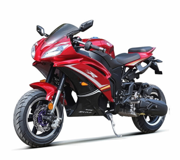 200cc DF200SST Gas Motorcycle – CVT Automatic, Aluminum Wheels, Inverted Hydraulic Suspension