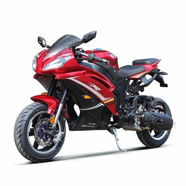 200cc DF200SST Gas Motorcycle – CVT Automatic, Aluminum Wheels, Inverted Hydraulic Suspension