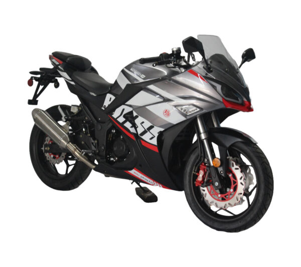 300cc DF300RTS Sports Motorcycle – 6-Speed Manual, Full-Fairing Sports Design, 17" Aluminum Wheels