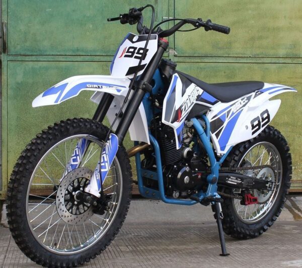 250cc Dirt Bike RF ZoomE RTT – 5-Speed Manual, Electric & Kick Start, 21"/18" Big Wheels