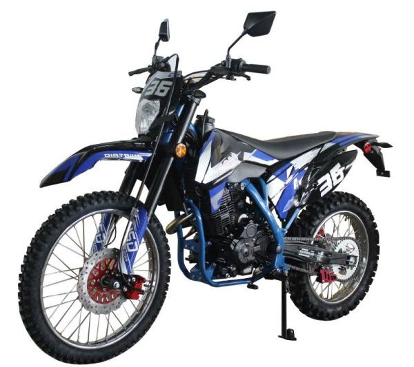 300cc Broncho Dirt Bike – 5-Speed Manual, Electric Start, Inverted Front Fork, 21"/18" Wheels